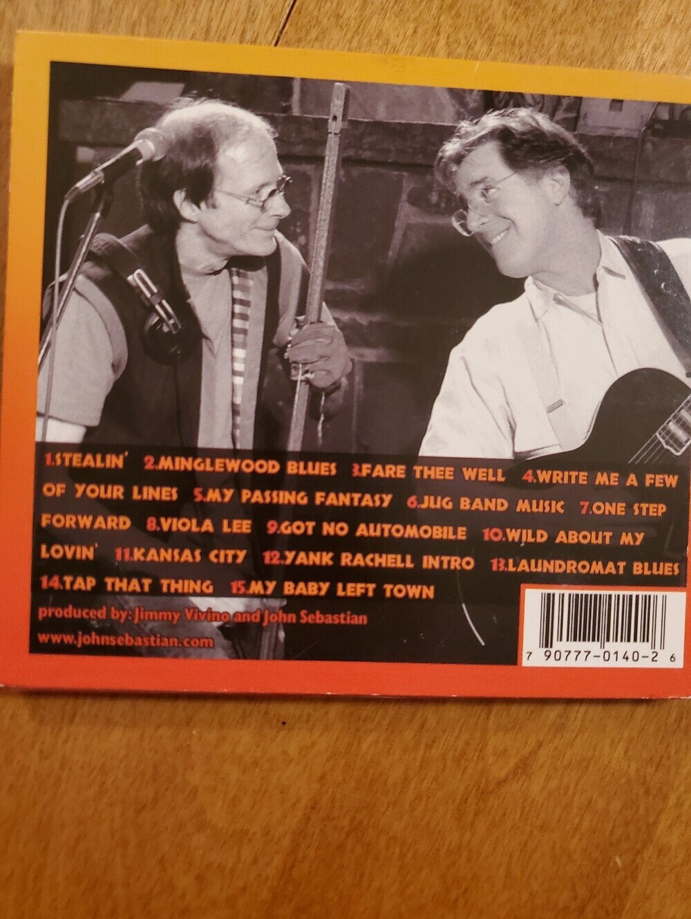 SIGNED John Sebastian & The J Band CD Chasin Gus Ghost Vintage - Picture 4 of 4